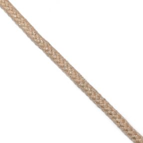 Lurex uže 10 mm beige