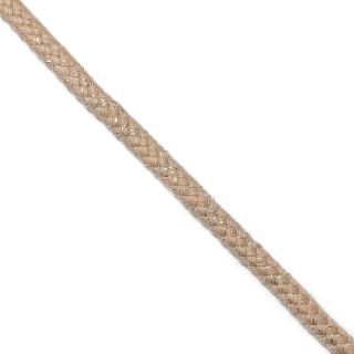 Lurex uže 10 mm beige