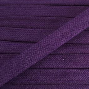 Bavlnená šnúra plochá 15 mm purple
