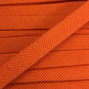 Bavlnená šnúra plochá 15 mm orange