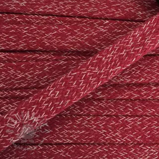 Pamučna vrpca ravna 15 mm melange red