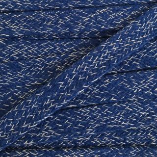 Pamučna vrpca ravna 15 mm melange navy