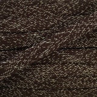 Pamučna vrpca ravna 15 mm melange choco