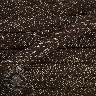 Pamučna vrpca ravna 15 mm melange choco