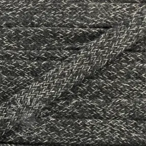 Pamučna vrpca plosnata 13 mm melange dark grey