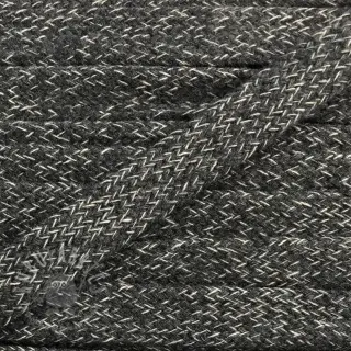 Pamučna vrpca plosnata 13 mm melange dark grey