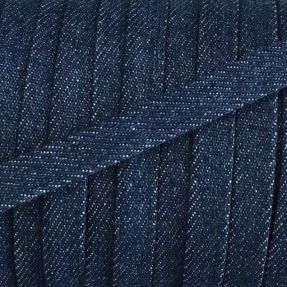 Pamučna vrpca plosnata 10 mm Denim petrol