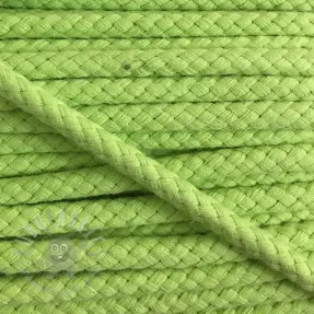 Pamučna upletena vrpca 8 mm lime
