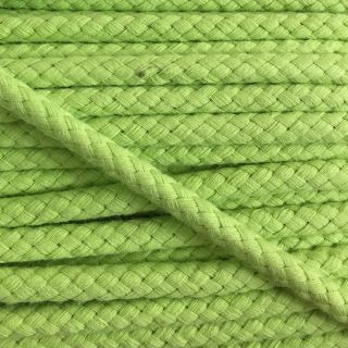 Pamučna upletena vrpca 8 mm lime