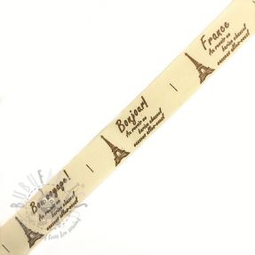 Pamučna vrpca Label Bon voyage