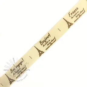 Pamučna vrpca Label Bon voyage