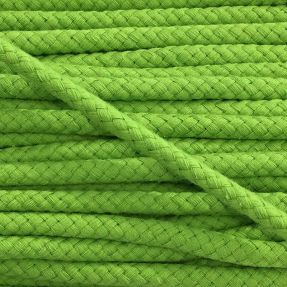 Pamučna upletena vrpca 8 mm dark lime
