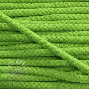 Pamučna upletena vrpca 8 mm dark lime