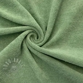 Elastični frotir old green