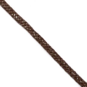 Lurex uže 10 mm brown