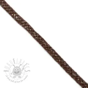 Lurex uže 10 mm brown