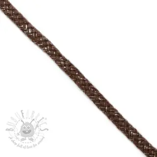 Lurex uže 10 mm brown