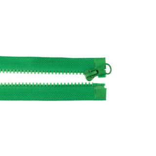 Rajsferšlus deljivi 75 cm grass green