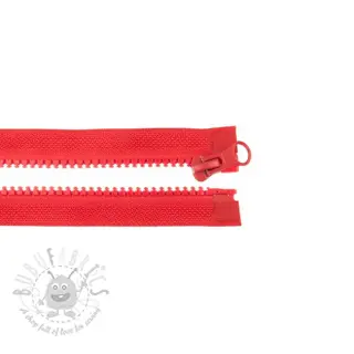 Rajsferšlus deljivi 65 cm red