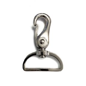 Metalni karabin 40 mm silver
