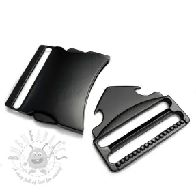 Metalna kopča trozubac 40 mm black