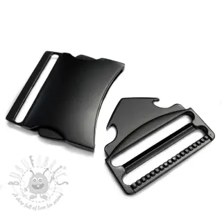 Metalna kopča trozubac 40 mm black
