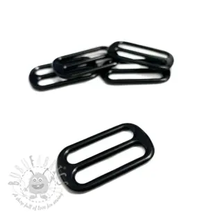 Metalni klizač 25 mm black