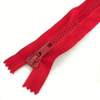Plastični zatvarač jakna 70 cm dark red