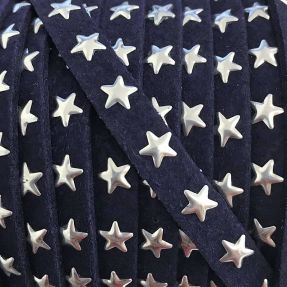 Kožna vrpca Zvijezde dark blue