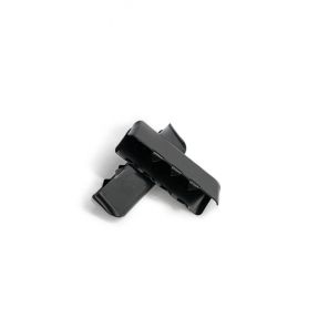 Metalni završetak trake 25 mm black