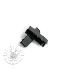 Metalni završetak trake 25 mm black