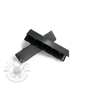 Metalni završetak trake 40 mm black