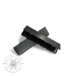 Metalni završetak trake 40 mm black