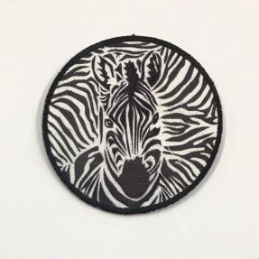 Naljepnica BASIC Zebra b&w