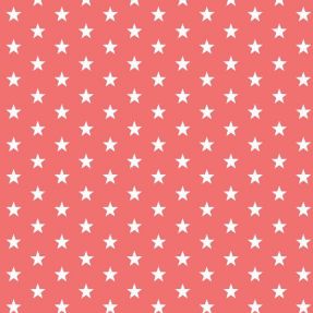 Pamučna tkanina Petit stars coral