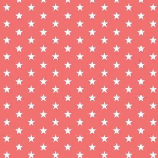 Pamučna tkanina Petit stars coral