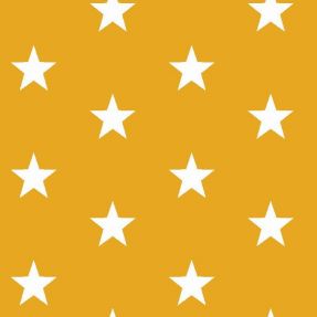 Pamučna tkanina Stars yellow