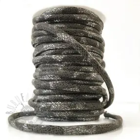 Semiš uzica Glitter grey
