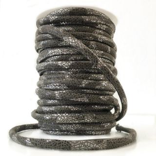 Semiš uzica Glitter grey