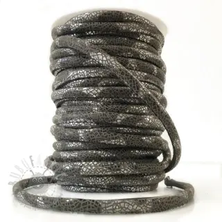 Semiš uzica Glitter grey