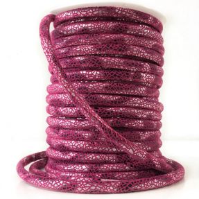 Semiš užadica Glitter fuchsia