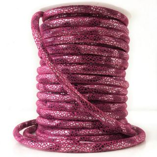 Semiš užadica Glitter fuchsia