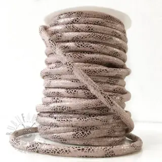 Semiš uzica Glitter beige