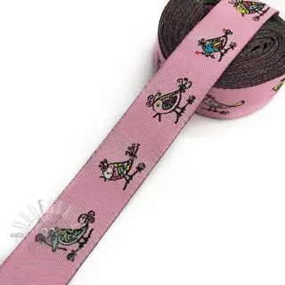 Traka Ptice pink