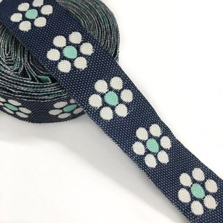 Traka Jeans cvijeće mint