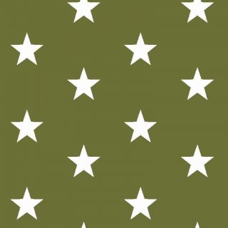 Pamučna tkanina Stars green
