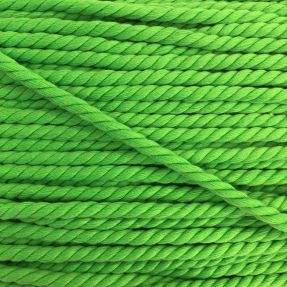 Pamučna vrpca 5 mm neon green