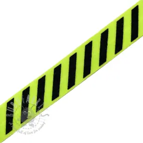 Kosa guma STRIPE 20 mm lime