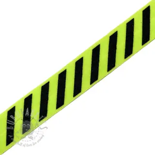 Kosa guma STRIPE 20 mm lime