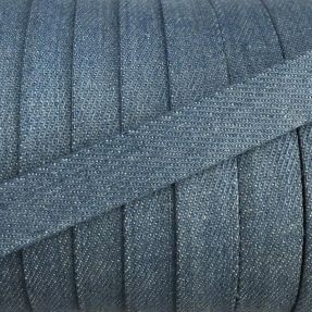Pamučna vrpca plosnata 15 mm Denim baby blue